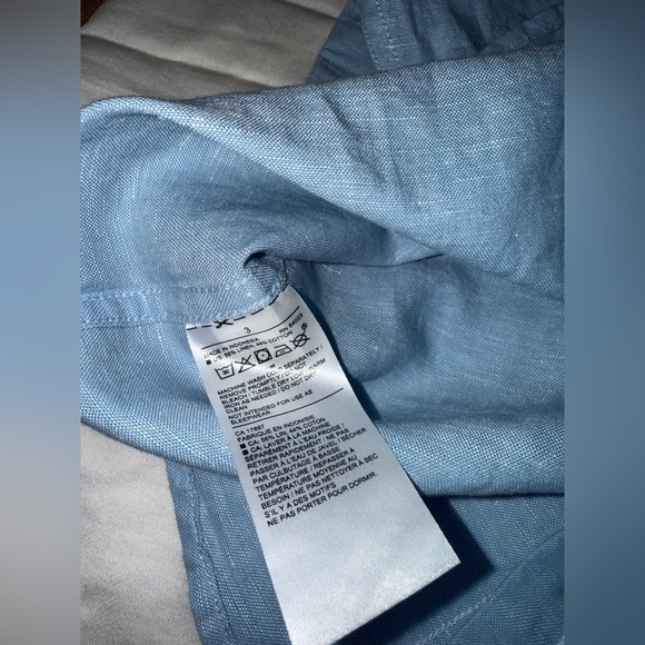 Janie and Jack Light Blue Casual Button Down Shirt - Picture 7 of 7